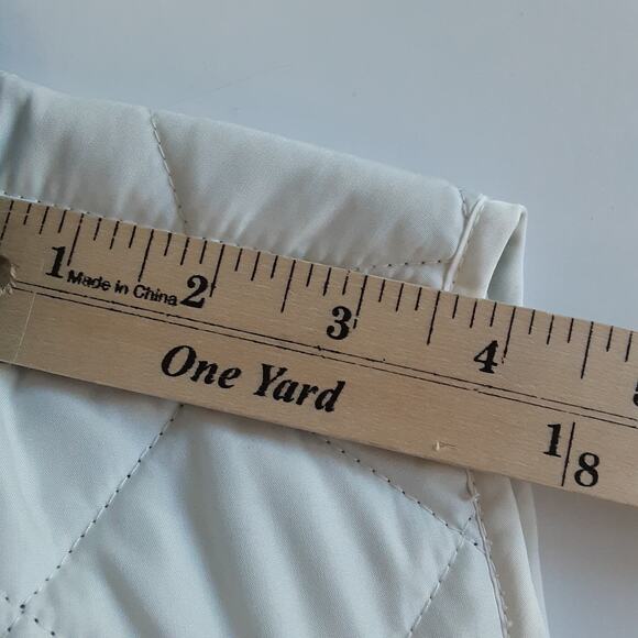 Caribbean Joe Winter White Puffer Vest Quilted Reversible Utility Women S Petite - Picture 13 of 13